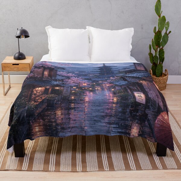Item preview, Rainy Night in Ancient Japanese Town designed and sold by 0606PM.