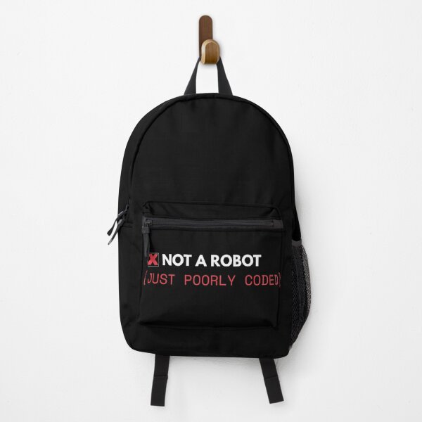 Item preview, Not A Robot Just Poorly Coded - Funny Tech Humor | Glitch & Soul designed and sold by GLITCH & SOUL.