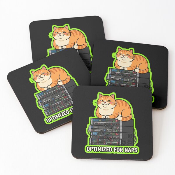 Item preview, Optimized For Naps Funny Server Cat Design designed and sold by Cat Meme Fund.