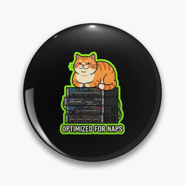 Item preview, Optimized For Naps Funny Server Cat Design designed and sold by Cat Meme Fund.