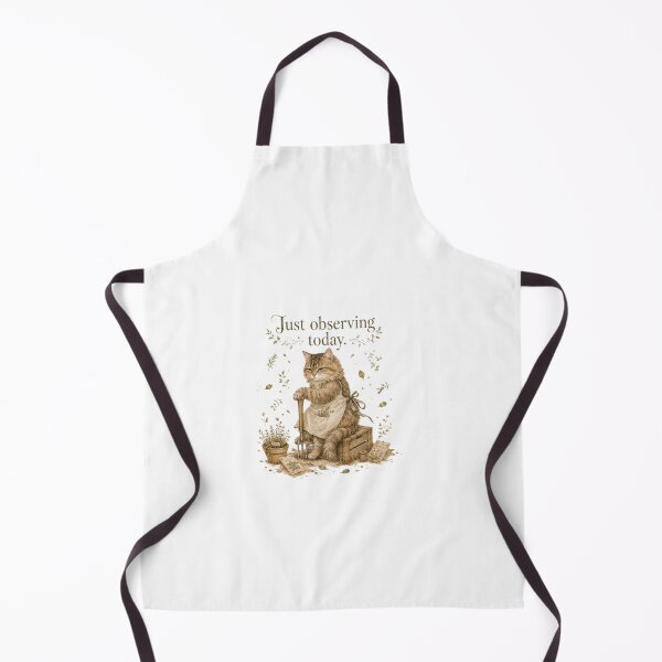Item preview, Just Observing Today Funny Cat Gardening Introvert Humor designed and sold by AQUILAKREO.