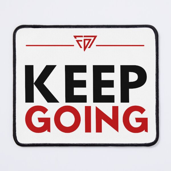 Item preview, Keep Going - Motivational Fitness Design designed and sold by DomKo10.