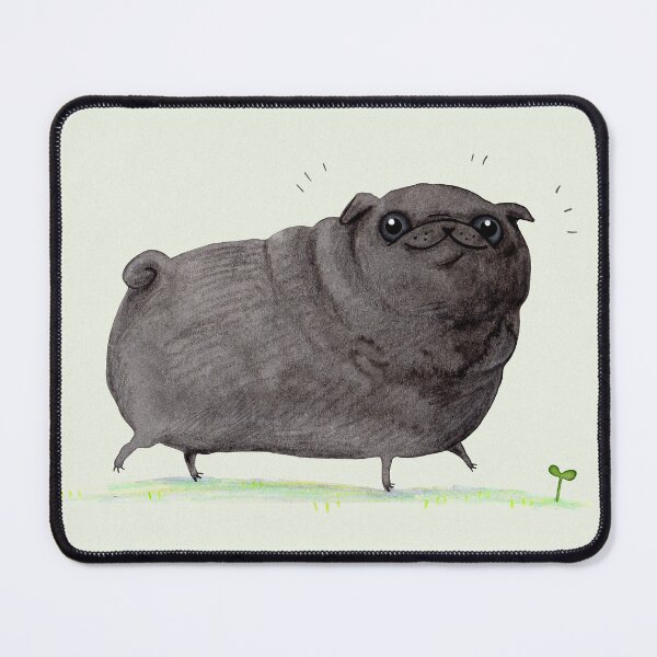 Item preview, Plumpy Black Pug designed and sold by SophieCorrigan.