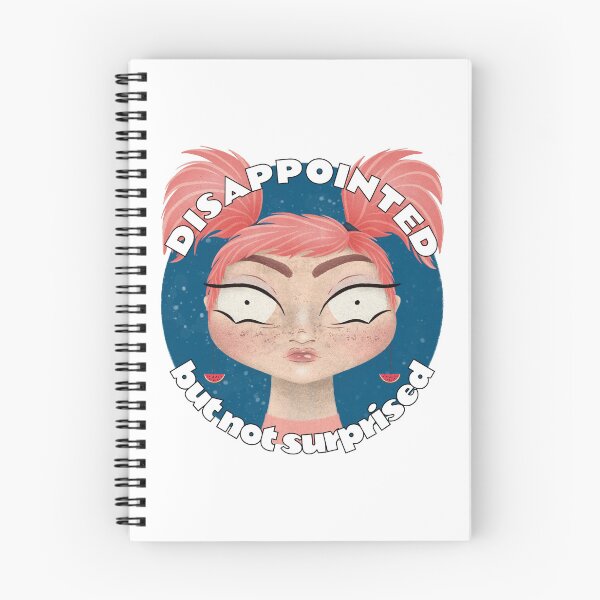 Item preview, Disappointed but not surprised - sassy thoughts designed and sold by BlackMuffinDigital.