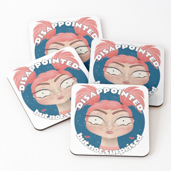 Item preview, Disappointed but not surprised - sassy thoughts designed and sold by BlackMuffinDigital.