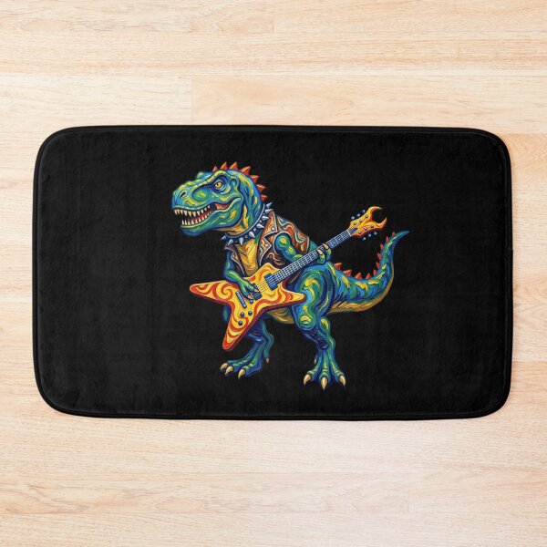 Item preview, Rocking T-Rex Electric Guitar Dino Music designed and sold by TeeARTHY.