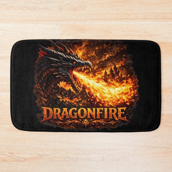 Item preview, Dragonfire – Fiery Dragon Fantasy Artwork designed and sold by RockyLambda.