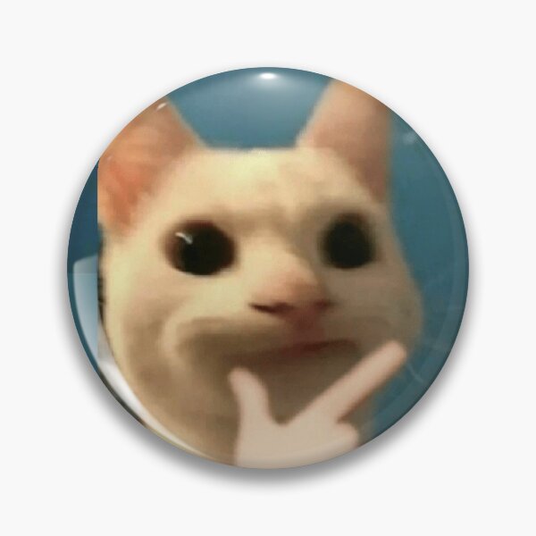 Item preview, thinker cat meme designed and sold by wildtomatogirl.