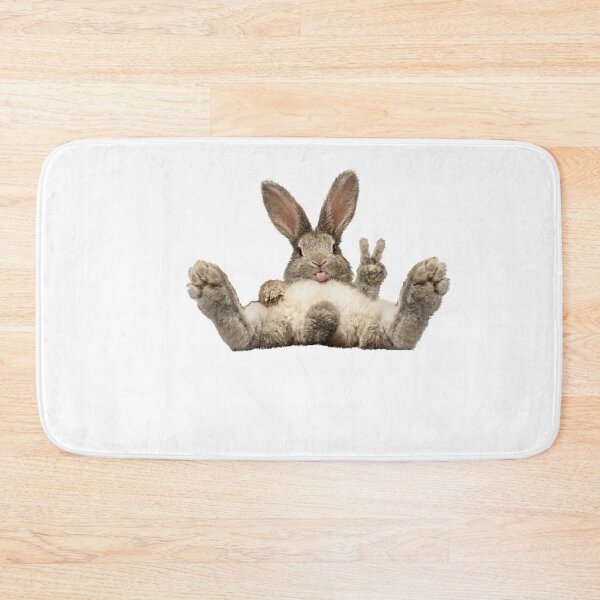 Item preview, Chill Bunny Peace Sign Tongue Out designed and sold by TeeARTHY.