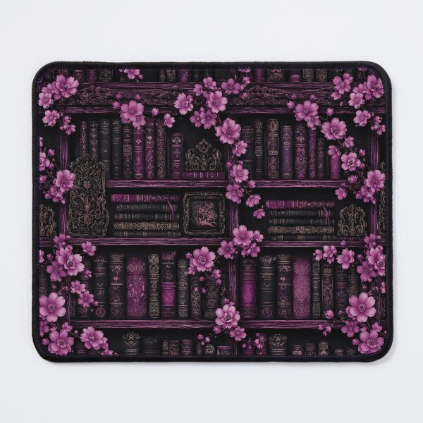 Item preview, Copy of Dark Gothic Academia Pink Flowers and Antique Books Seamless Pattern designed and sold by · GAMING SOUL ·.