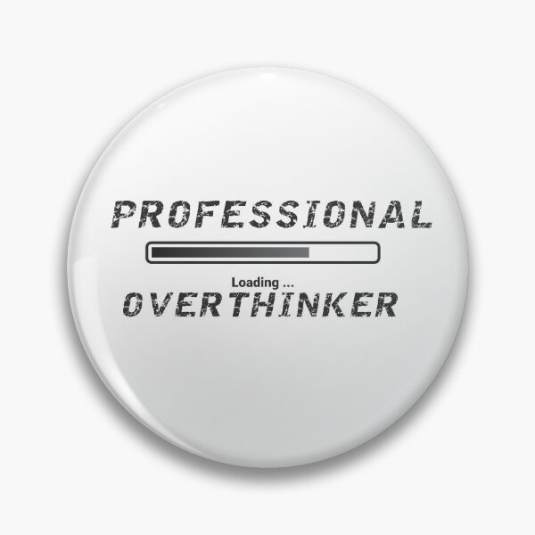 Item preview, Professional Overthinker Funny Relatable Retro Windows Loading Text designed and sold by Redvibeco.