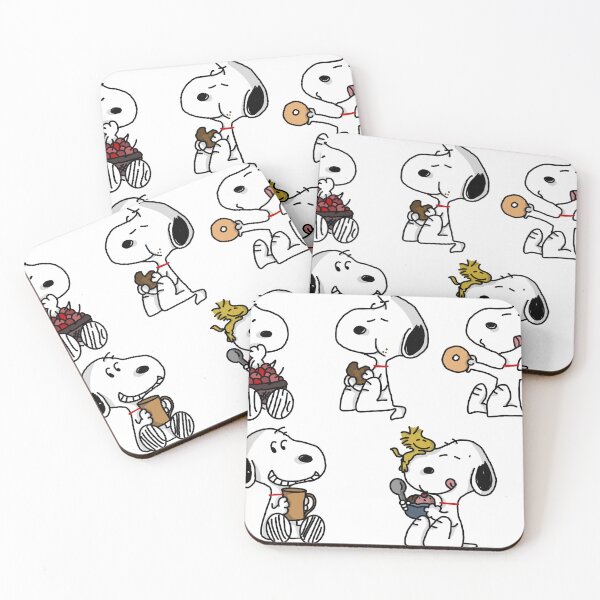 Item preview, Food lover snoopy designed and sold by Katyslittlestickershop.