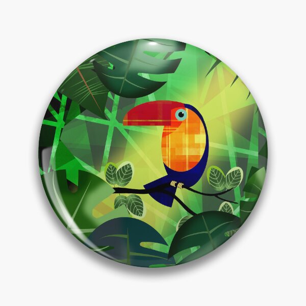 Item preview, Colourful Toucan in Jungle designed and sold by Andrew  Hitchen.