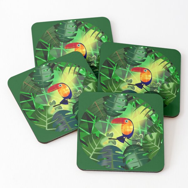 Item preview, Colourful Toucan in Jungle designed and sold by Andrew  Hitchen.