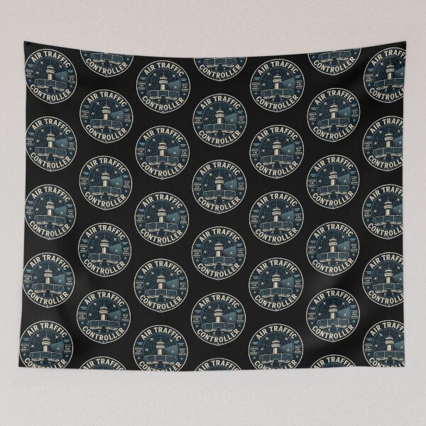 Item preview, Air Traffic Controller ATC Aviation Radar Vintage Control Tower Design designed and sold by Rudinho102.