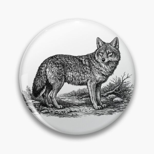 Item preview, Coyote Wilderness Spirit designed and sold by KrungiT Design .