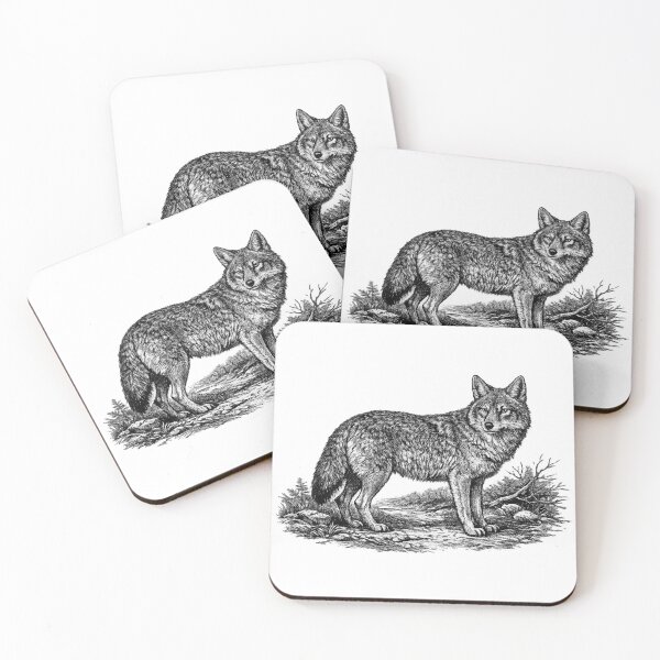 Item preview, Coyote Wilderness Spirit designed and sold by KrungiT Design .