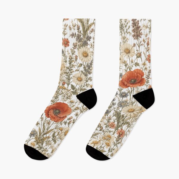 Item preview, Vintage Wildflower Seamless Pattern designed and sold by Rixben.