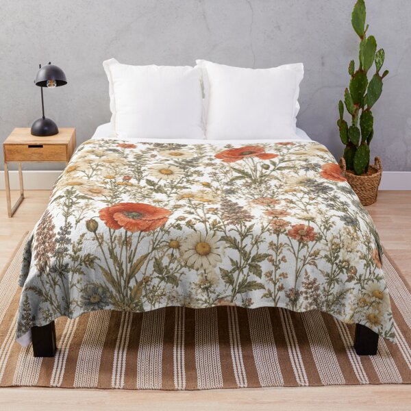 Item preview, Vintage Wildflower Seamless Pattern designed and sold by Rixben.