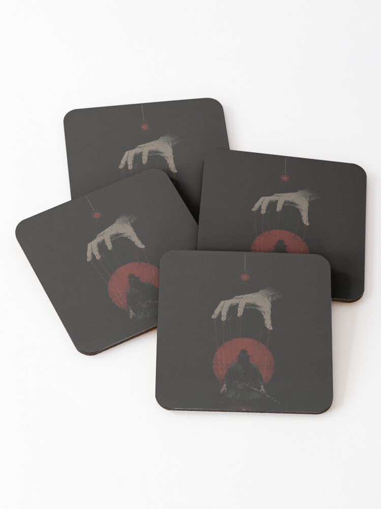 Thumbnail 1 of 5, Coasters (Set of 4), Strings Attached™ designed and sold by DrizzyV.