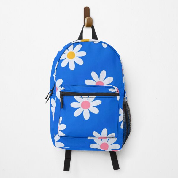 Item preview, Cute Daisy Pattern on Electric Blue Background Floral Design designed and sold by daila70.