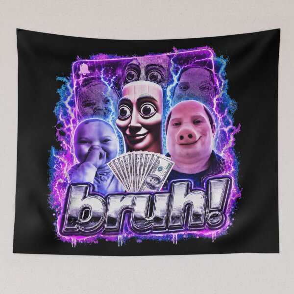Item preview, Tung Sahur John Pork Ai Baby Meme Brainrot Gen Z Bootleg designed and sold by Kitkin.