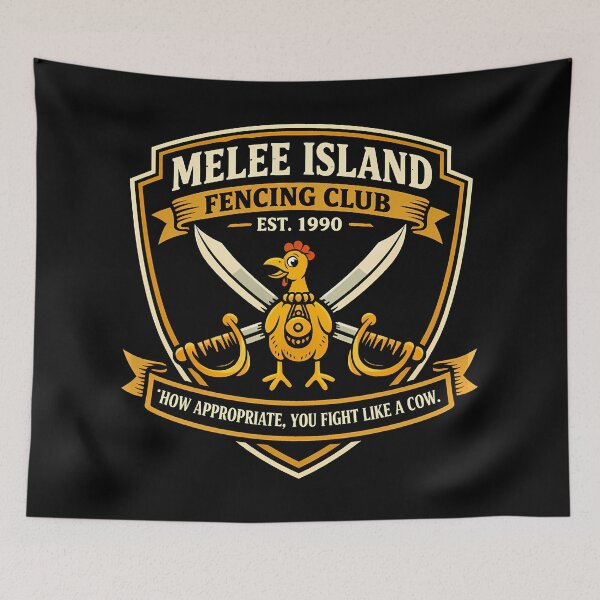 Item preview, Melee Island Fencing Club Varsity Crest designed and sold by agearb.