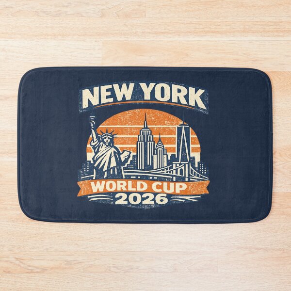Item preview, New York World Cup 2026 Vintage Retro Travel T-Shirt | NYC Skyline Football Graphic designed and sold by ArthUpscale.