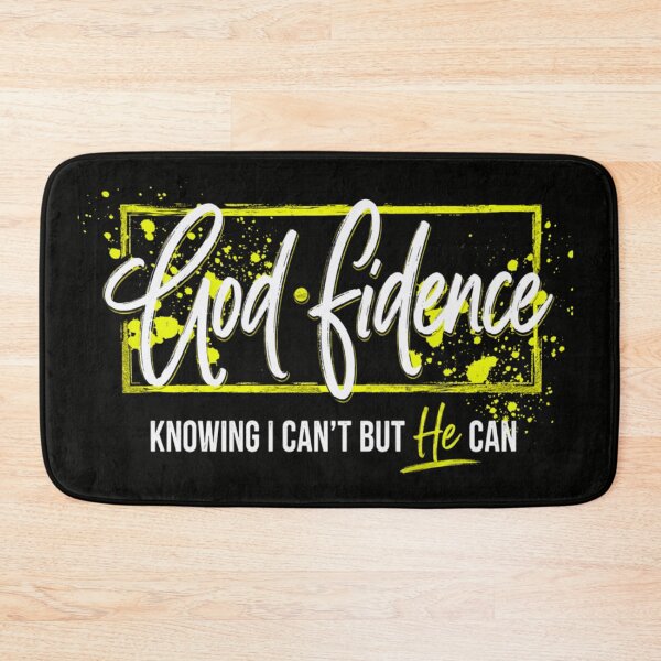 Item preview, Godfidence Knowing I Cant But He Can Splatter Cross Faith T-Shirt designed and sold by Taniyah Gomes.