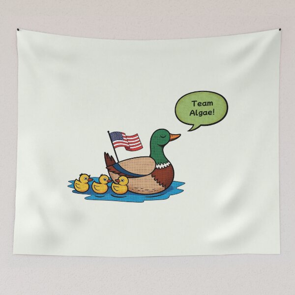 Item preview, Team Algae Duck: Funny Washington DC Reflecting Pool Meme designed and sold by QUOT-s.