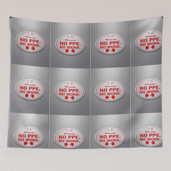 Item preview, "NO PPE NO WORK" designed and sold by safetygearpro.
