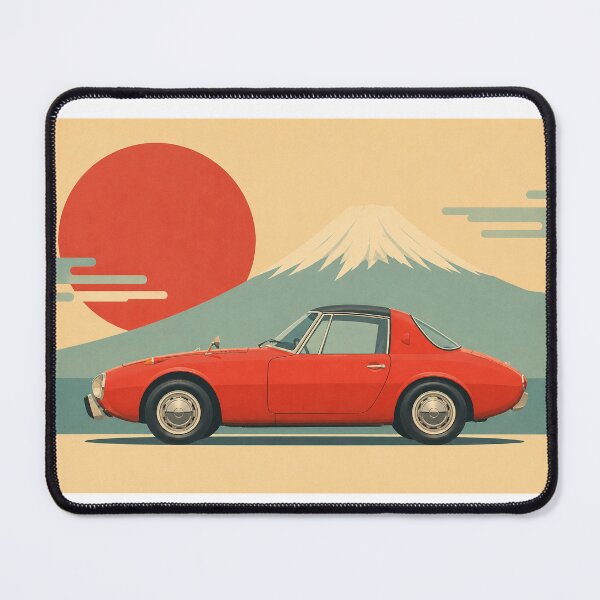Item preview, classic japanese sports car 800 minimalist side designed and sold by Traceursniper.