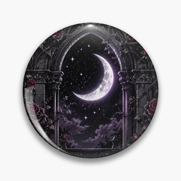 Item preview, Gothic Moonlit Portal Sticker designed and sold by InkPixell.