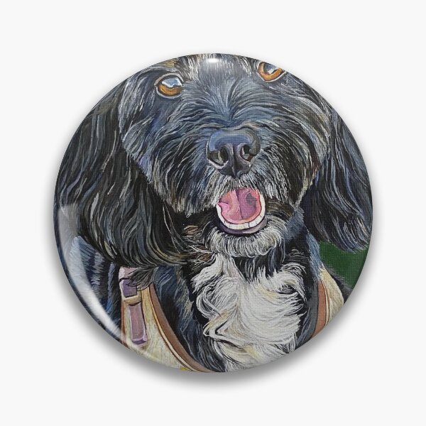 Item preview, Happy Doodle Dog Acrylic Painting Decor designed and sold by Danny-ARTZ-1979.