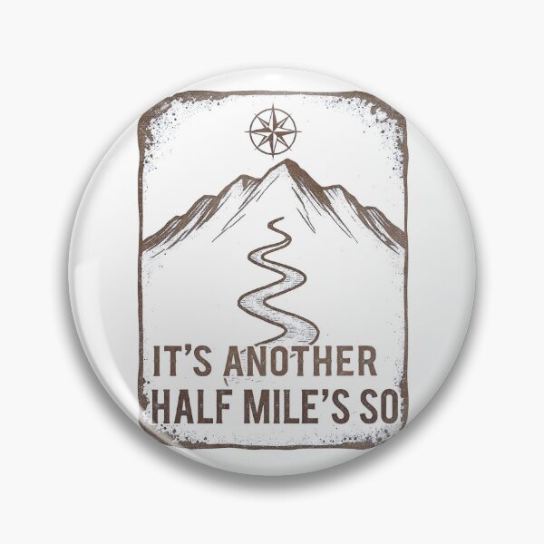 Item preview, Another Half Mile Vintage Mountain Hiking Illustration designed and sold by Gabe1983.