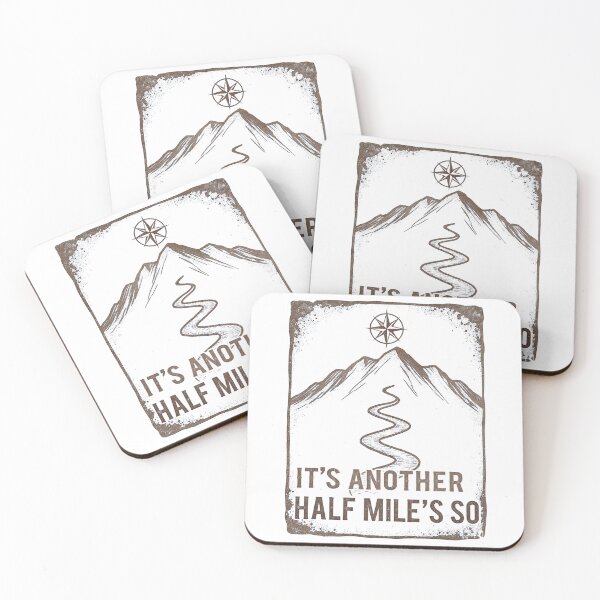 Item preview, Another Half Mile Vintage Mountain Hiking Illustration designed and sold by Gabe1983.