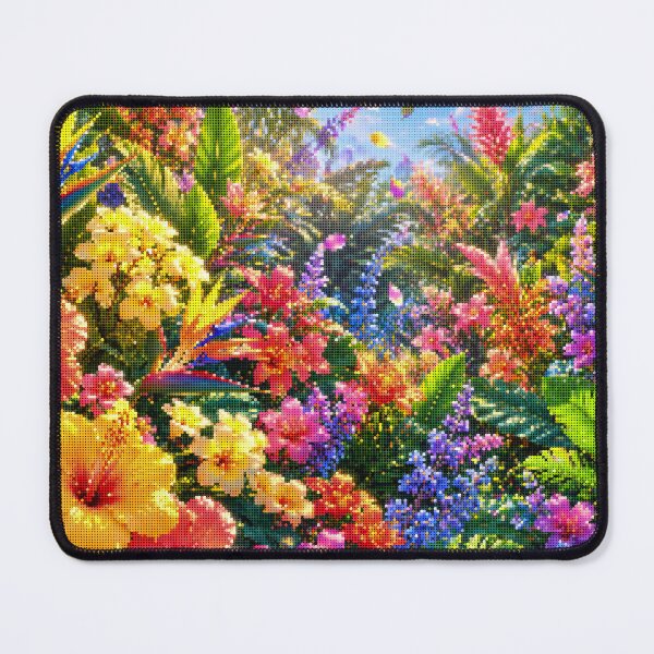 Item preview, Tropical Plants and Flowers on a Sunny Day designed and sold by A-C-G.