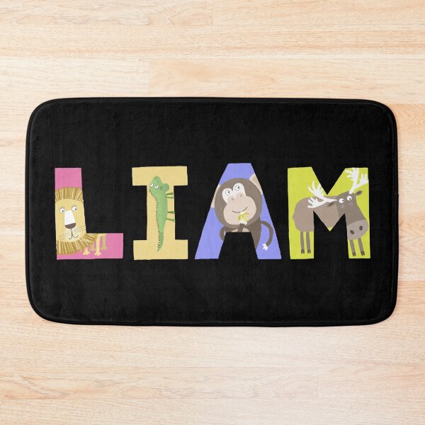 Item preview, LIAM - Personalised Name Art Illustrated Animals designed and sold by Carla Daly.