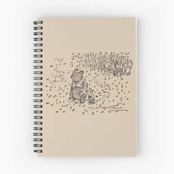Item preview, Paseo invernal de Winnie the Pooh y Piglet designed and sold by Alllart.