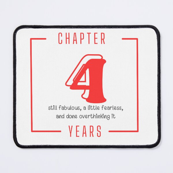 Item preview, Chapter 4 Years Still Fabulous Fearless designed and sold by Itsheartshop.
