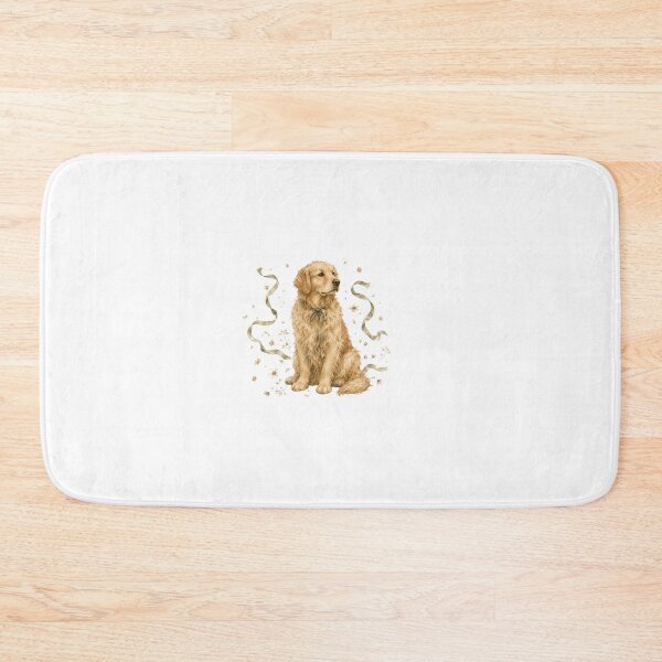 Item preview, Coquette Golden Retriever Ribbon Bow Soft Girl Aesthetic designed and sold by AQUILAKREO.