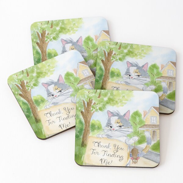 Item preview, Thank You for Finding My Cat  designed and sold by daphsam.