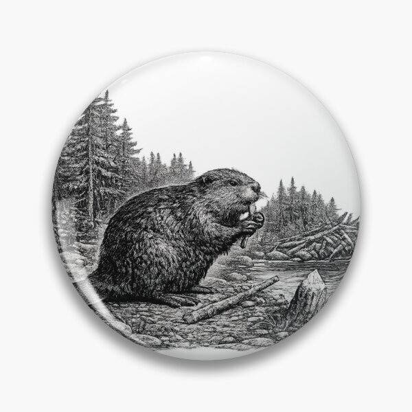 Item preview, Beaver Wilderness Builder designed and sold by KrungiT Design .