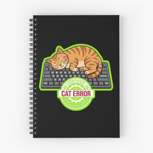 Item preview, Certified Cat Error Funny Computer Cat Design designed and sold by Cat Meme Fund.
