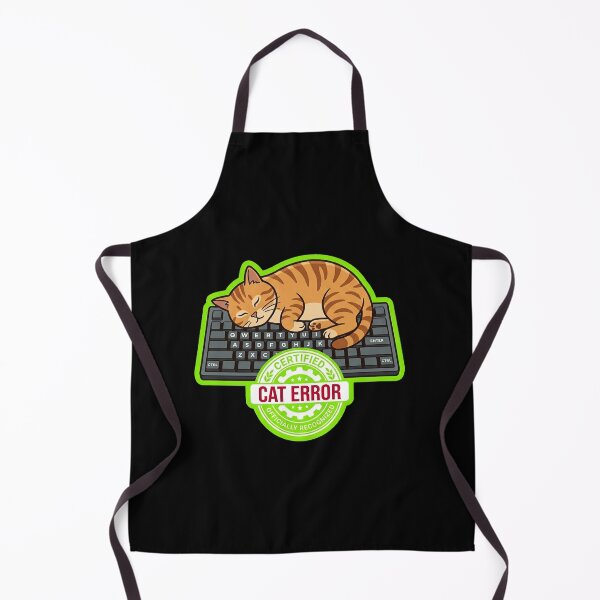 Item preview, Certified Cat Error Funny Computer Cat Design designed and sold by Cat Meme Fund.