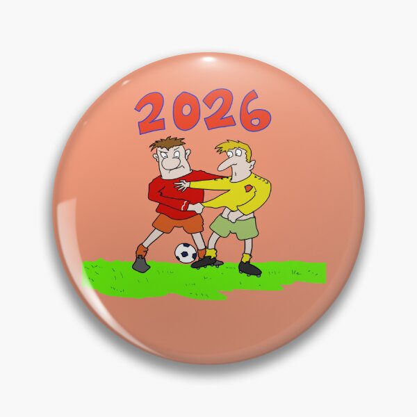 Item preview, Football cartoon, tussle for the ball. designed and sold by Grant Wilson.
