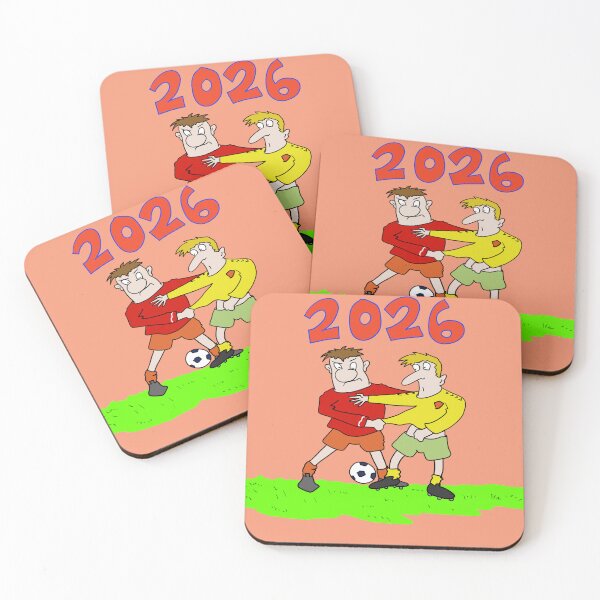 Item preview, Football cartoon, tussle for the ball. designed and sold by Grant Wilson.