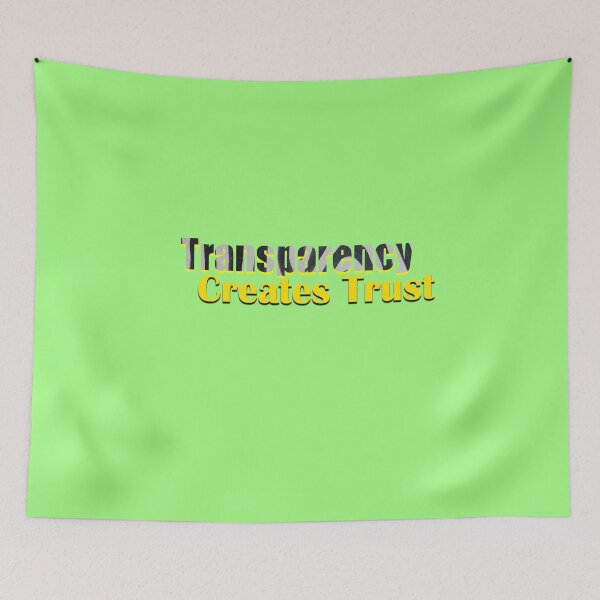 Item preview, Building Trust Through Transparency designed and sold by annenambiro.
