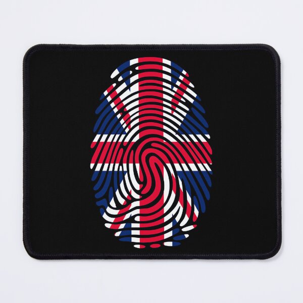 Item preview, United Kingdom Flag Fingerprint Identity | British DNA Heritage Graphic designed and sold by NTGUILTY.