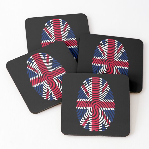 Item preview, United Kingdom Flag Fingerprint Identity | British DNA Heritage Graphic designed and sold by NTGUILTY.